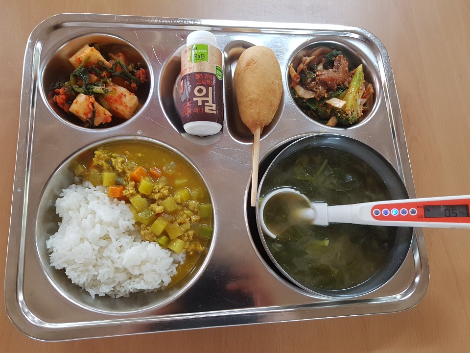 2019년 9월 25일 학교급식 식단사진