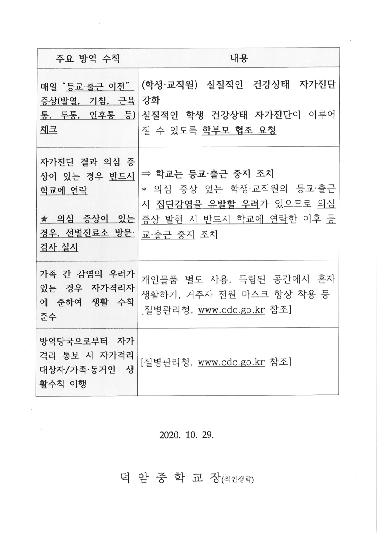 제2020-61 가정통신문-2