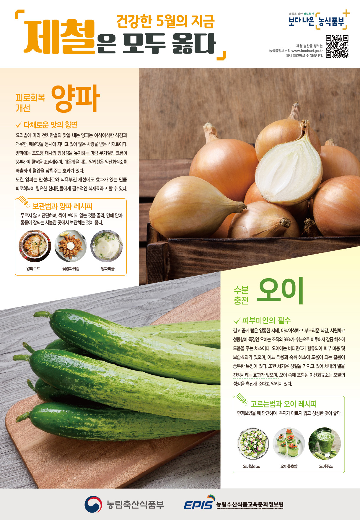 농식품부-5월제철식품(양파,오이)