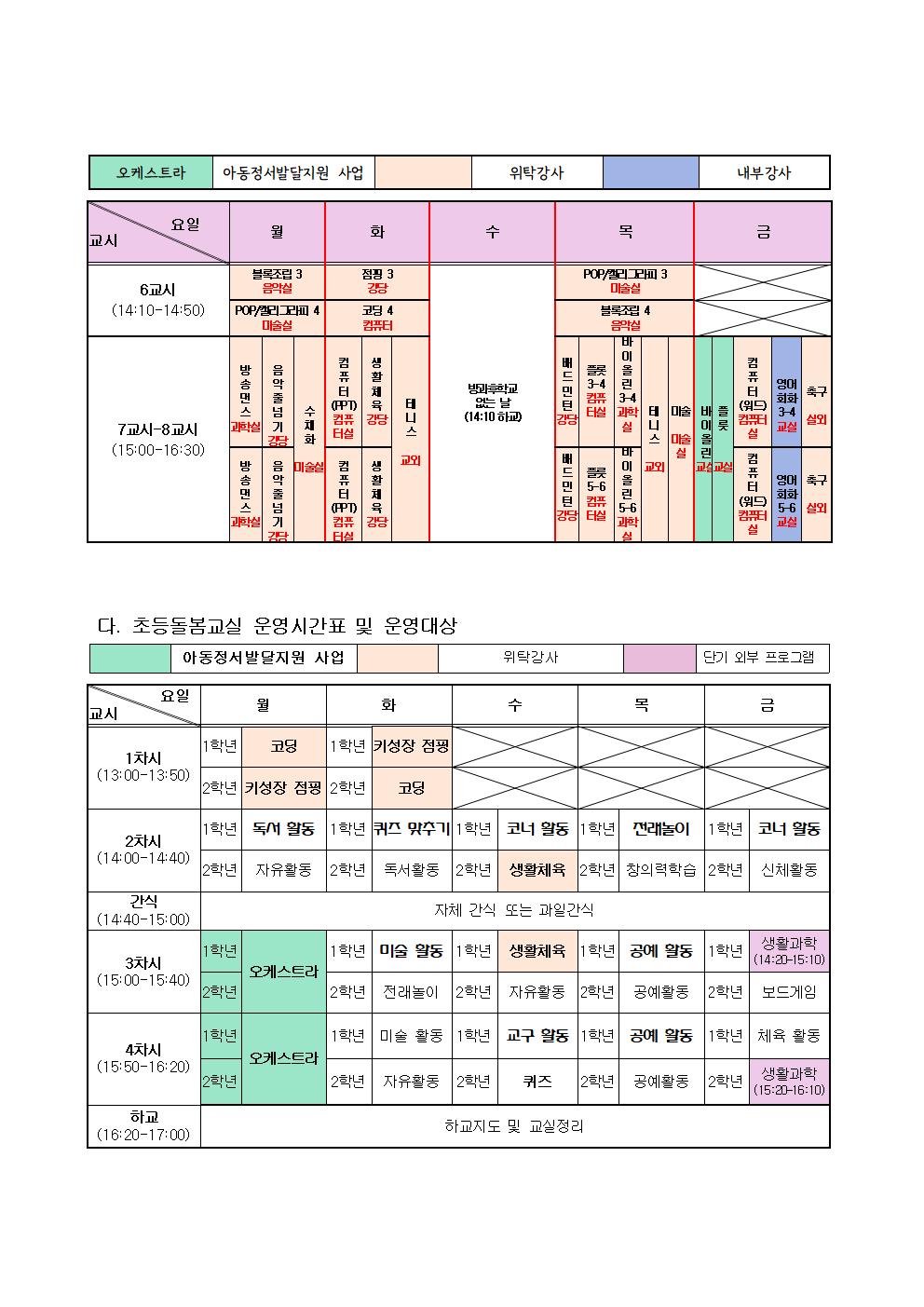 2022학년도 방과후학교 및 초등돌봄교실 운영계획(0308) (1)001