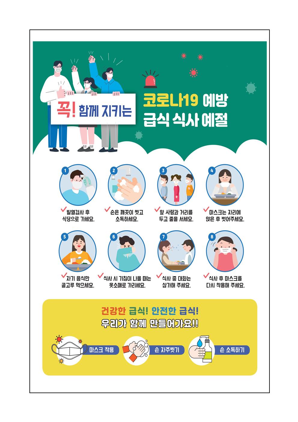 제3호 - 코로나19 대응관련신학기학교급식운영가정통신문002