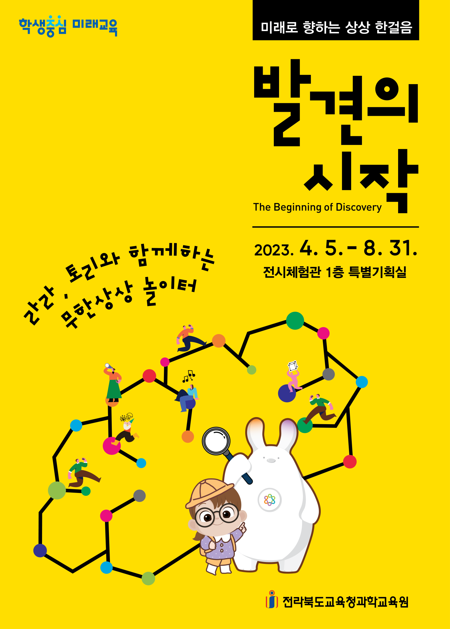전라북도교육청과학교육원 과학교육부_포스터_2023. 븍별기획 발견의 시작