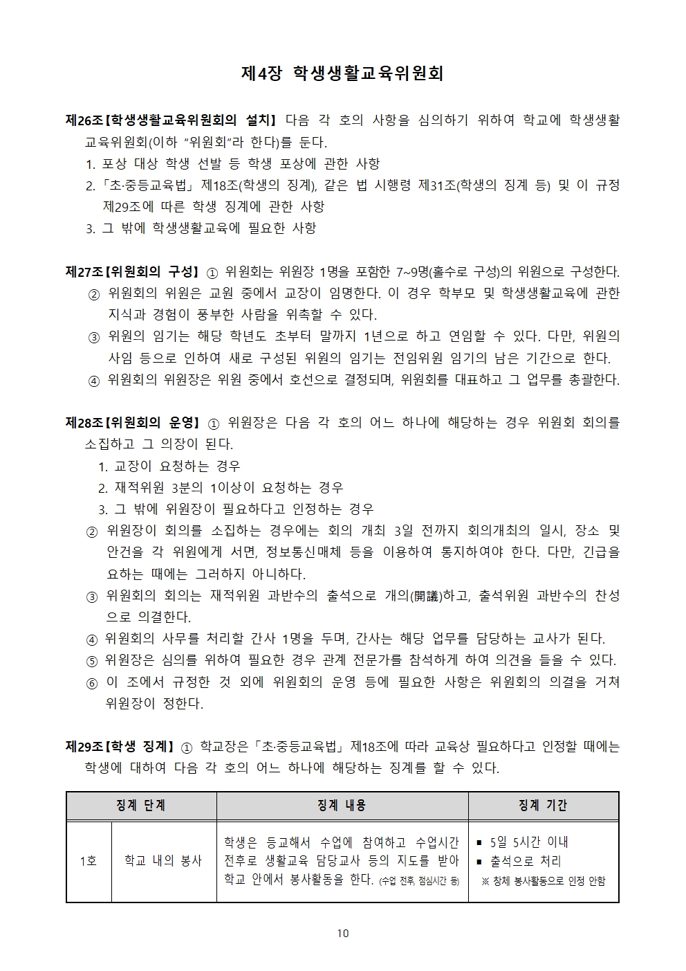 청완초 학생생활규정 전부개정(2023.12.19.)010