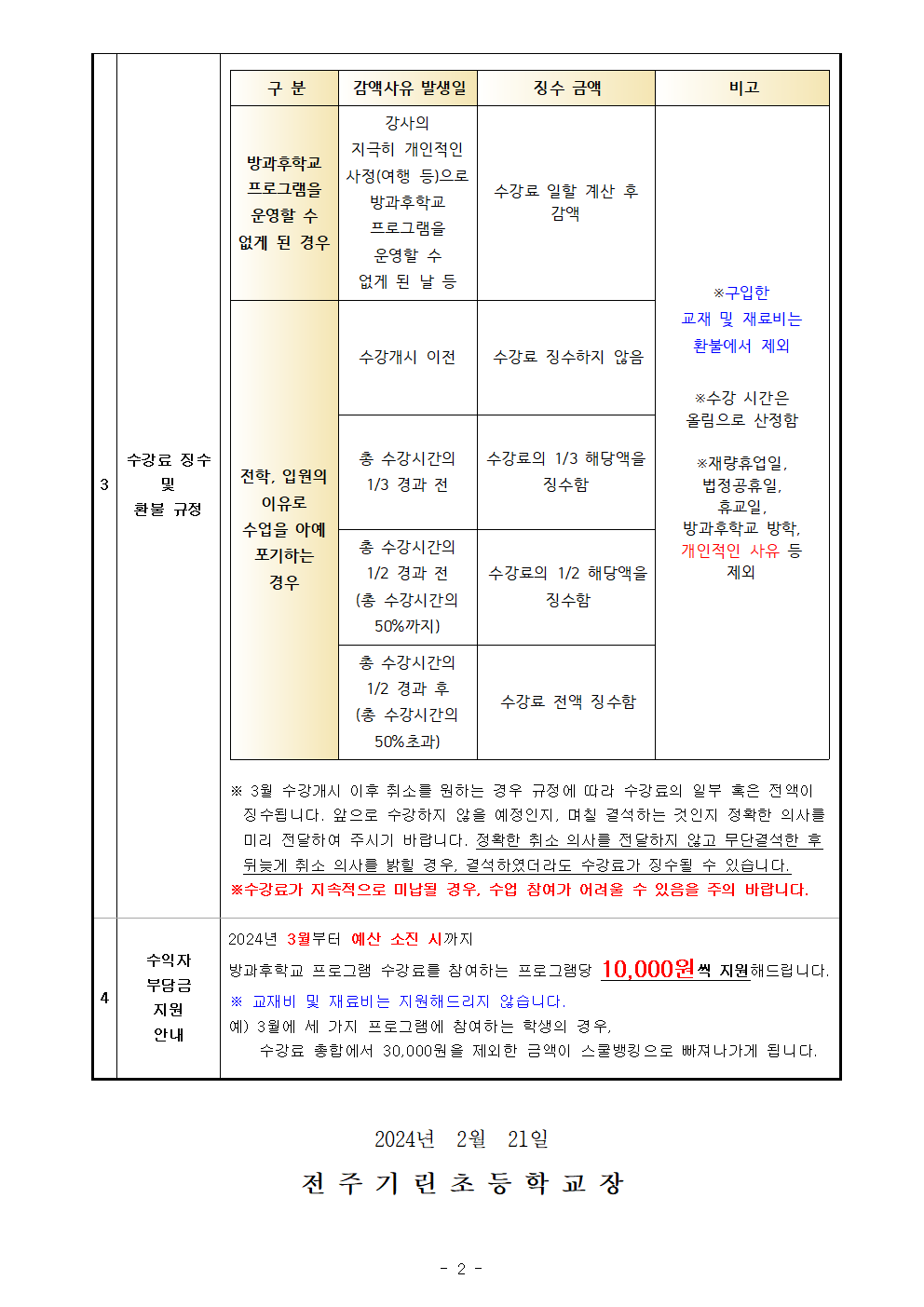 2024학년도 3월 방과후학교 프로그램 수강신청 안내장(수정)002