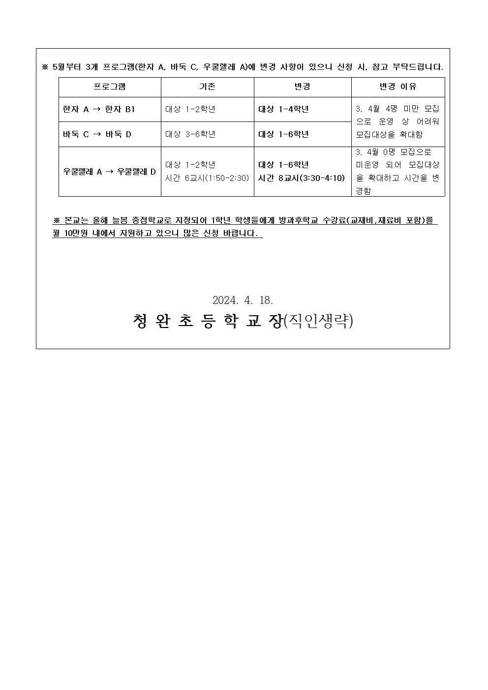 5월 방과후학교 프로그램 수강 신청 안내장002