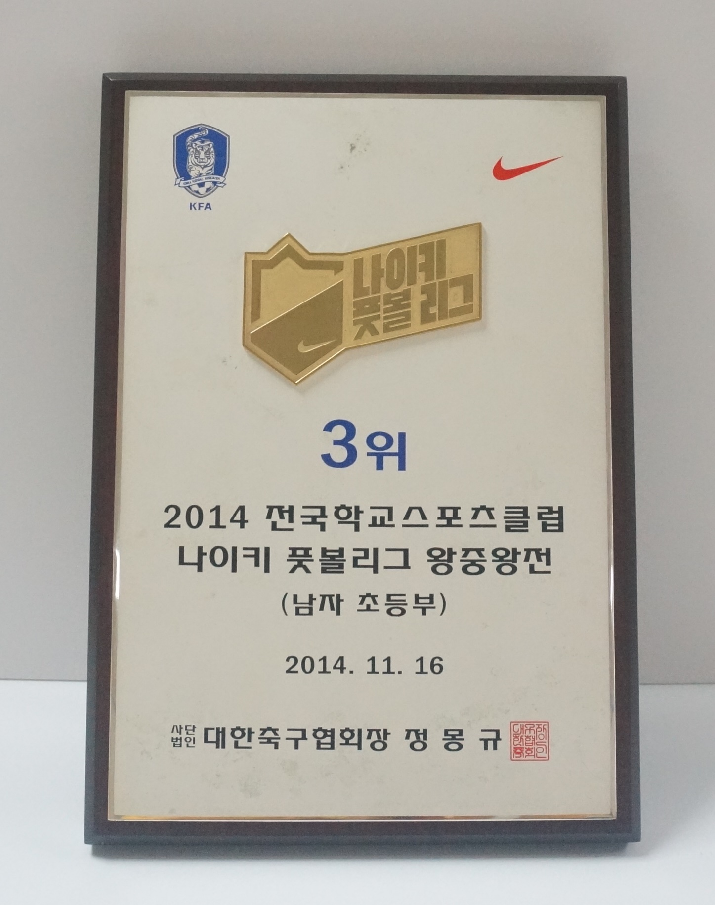 2014-전국학교스포츠클럽나이키풋볼리그왕중왕전(3위-남자)